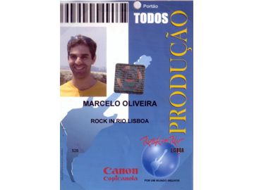 Credencial Rock in Rio Lisboa