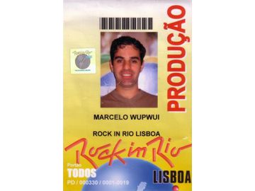 Credencial Rock in Rio Lisboa